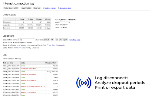 Internet Connection Monitor screenshot