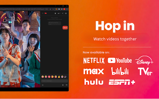 Hop in - Watch videos together screenshot