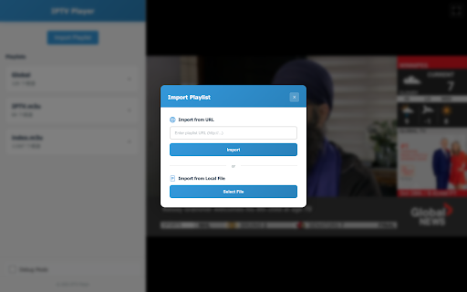IPTV Player screenshot