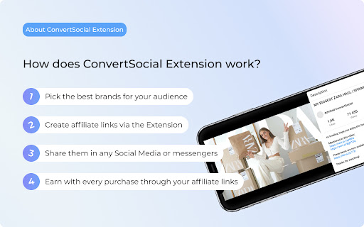 ConvertSocial Extension screenshot