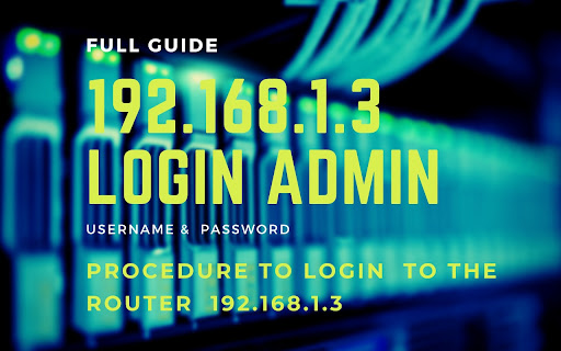 192.168.1.3 Login Admin screenshot