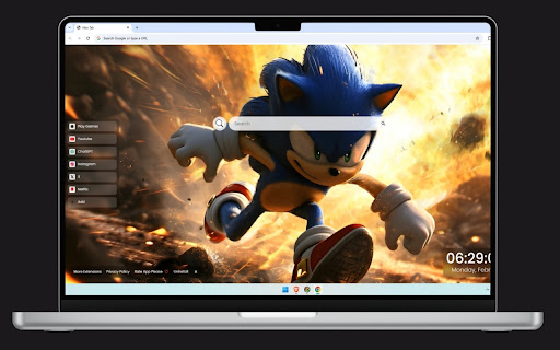 Sonic Explosion Live Wallpaper screenshot