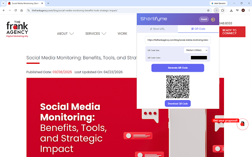 ShortifyMe | Short Links and QR Codes screenshot