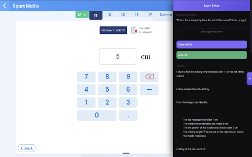 Solver for Sparx screenshot