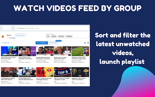 PocketTube: Youtube Subscription Manager screenshot