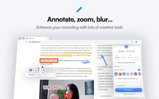 Screenity - Screen Recorder & Annotation Tool screenshot