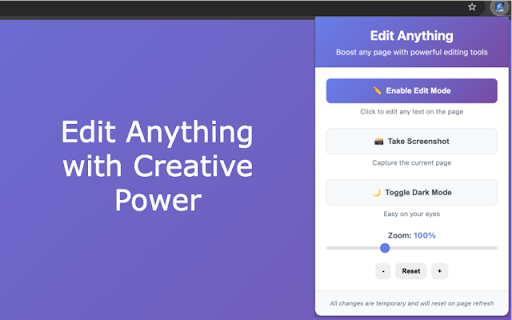 Edit Anything with Creative Power screenshot
