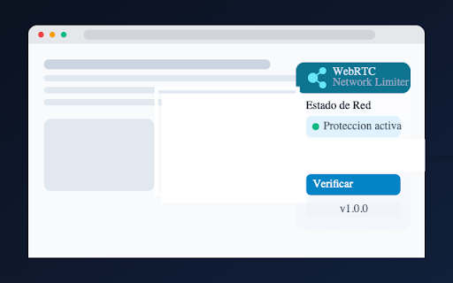 WebRTC Network Limiter screenshot