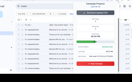GMassMailer - Email Campaign Manager screenshot