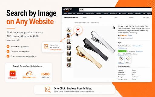 Alibaba, AliExpress & 1688 Search by Image screenshot
