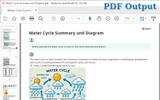 ChatGPT to PDF by PDFCrowd screenshot