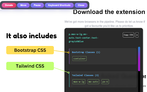 CSS Scanly - Copy CSS | Tailwind & Bootstrap screenshot