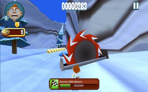 Skiing Fred Unblocked screenshot