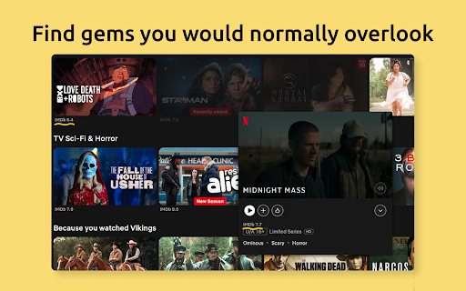 Sift: IMDB on Netflix, IMDB on Prime, etc. etc. screenshot