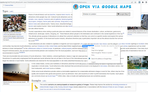 Open via Google Maps screenshot