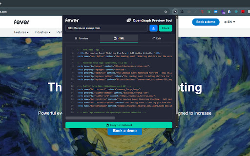 OpenGraph Preview - Social Share Checker screenshot
