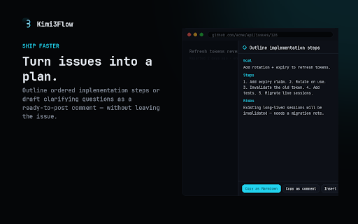 Kimi3Flow screenshot
