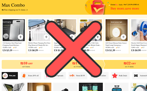 Skip AliExpress Bundle Deals: Just This One! screenshot
