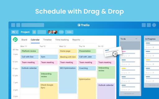 Planyway for Trello: Calendar, Timeline, Time Tracking and Reports screenshot