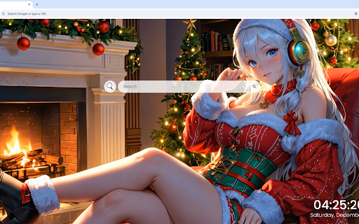 Christmas Anime Girl screenshot