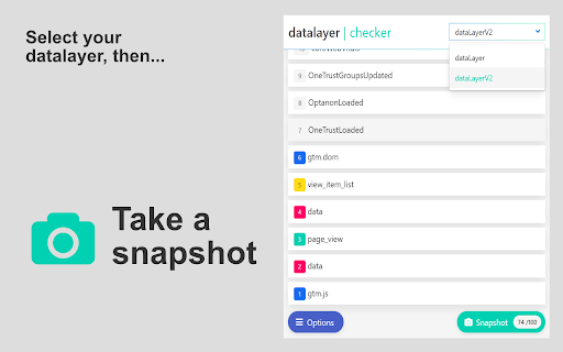 Datalayer Checker screenshot