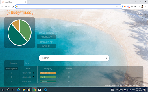 BudgetBuddy screenshot