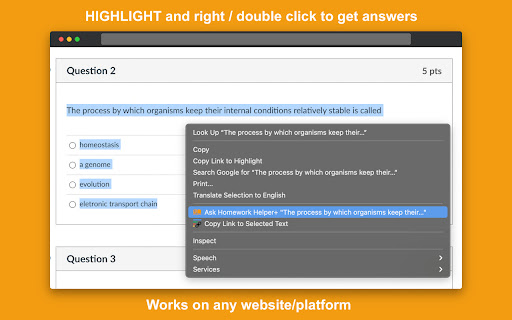 Homework Helper - Study, Quiz, & Test Answers Solver with AI screenshot
