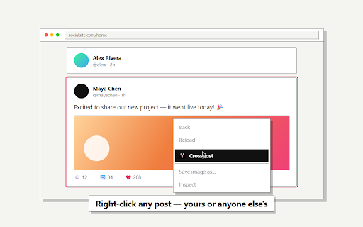 Crossposter screenshot
