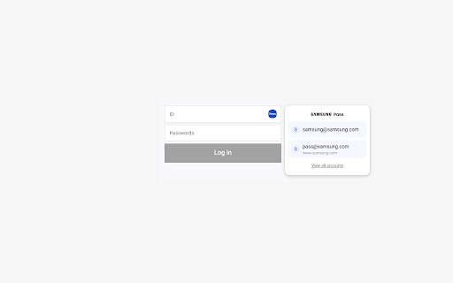 Samsung Pass screenshot