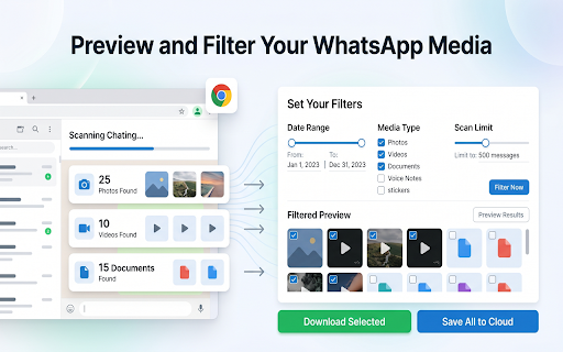 WA Media Downloader & Exporter screenshot
