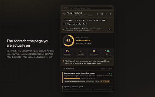 PerfLens screenshot