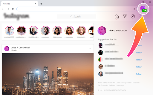VPN Unblocker for Instagram screenshot