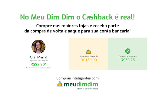 Meu Dim Dim - Cashback e Cupons de Descontos screenshot