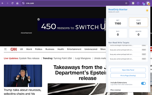 ReadOnly Monitor screenshot