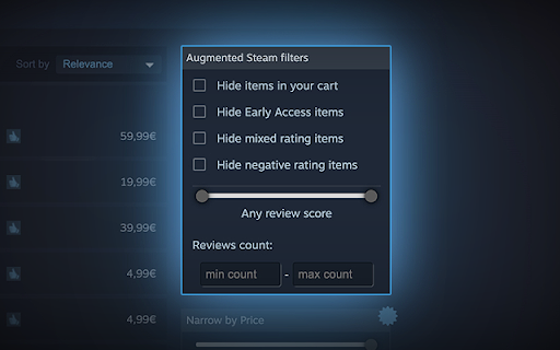 Augmented Steam screenshot