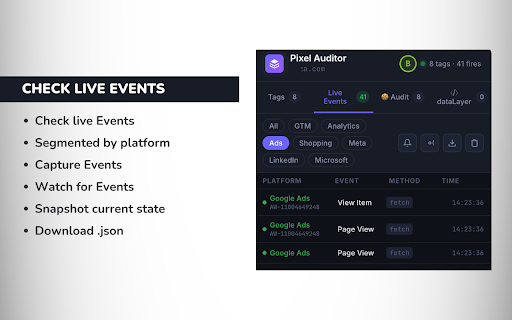 Pixel Auditor: Tag, PII & Consent Mode Inspector screenshot