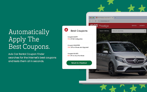 Avis Car Rental Coupon Finder - Latest Coupons & Best Deals screenshot