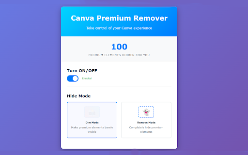Canva Premium Remover screenshot