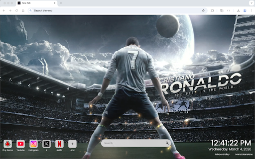 Cristiano Ronaldo Siuuu Live Wallpaper screenshot