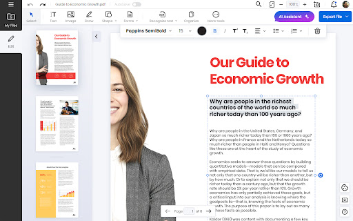 Soda PDF Viewer: Edit, Convert, Compress PDF files screenshot