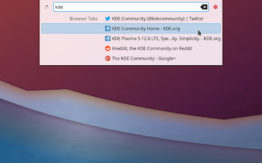 Plasma Integration screenshot