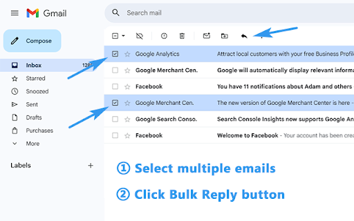 Bulk Reply for Gmail screenshot