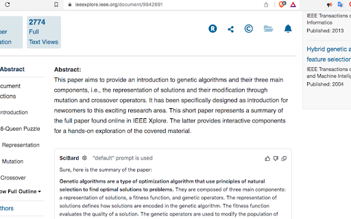 SciGemini - Gemini™ for Scientists screenshot
