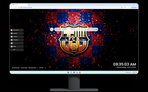 FC Barcelona Mosaic Live Wallpaper screenshot
