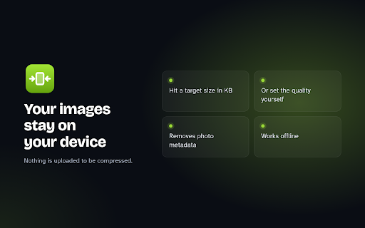 Compress Images to Target Size | SlimFit screenshot