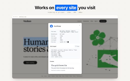 Font Picker screenshot