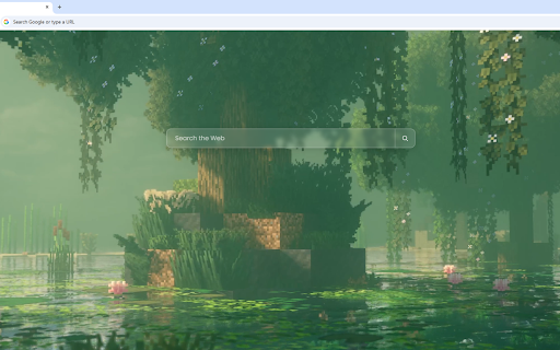 Garden Lake Minecraft Live Wallpaper screenshot