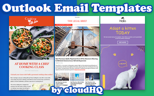 Outlook Email Templates by cloudHQ screenshot