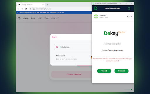Dekey screenshot