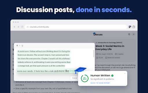Coursology Discuss screenshot